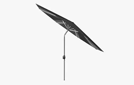 Platinum Glow Defender 3m Round Anthracite Centre Pole Parasol Platinum Glow Defender 3m Round Anthracite Centre Pole Parasol