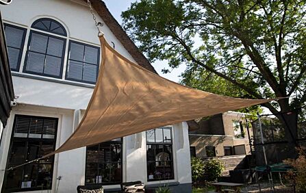 Platinum 5m Triangle Shade Sail Sand Platinum 5m Triangle Shade Sail Sand