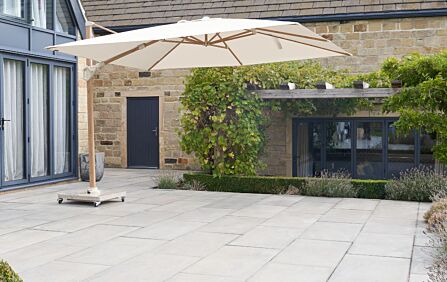 Platinum Challenger Premium T2 2.6 X 3.5m Champagne/Teak & Venezia 90kg Base With 30kg Add On Weight