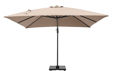 Platinum Challenger T2 3mt Square Taupe Free Arm Parasol & 90kg Wheeled Base Platinum Challenger T2 3mt Square Taupe Free Arm Parasol & 90kg Wheeled Base