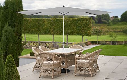 Platinum Riva Luna Grey 3 x 2mt Parasol