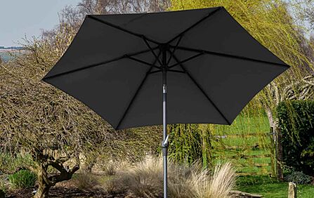 Platinum Riva Parasol - Grey 2.5 Metre Platinum Riva Parasol - Grey 2.5 Metre