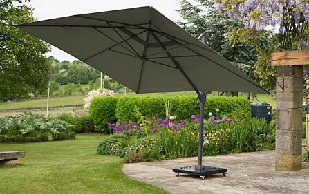 Platinum Glow Challenger T2 3m Square Premium Champagne Free Arm Parasol Platinum Glow Challenger T2 3m Square Premium Champagne Free Arm Parasol