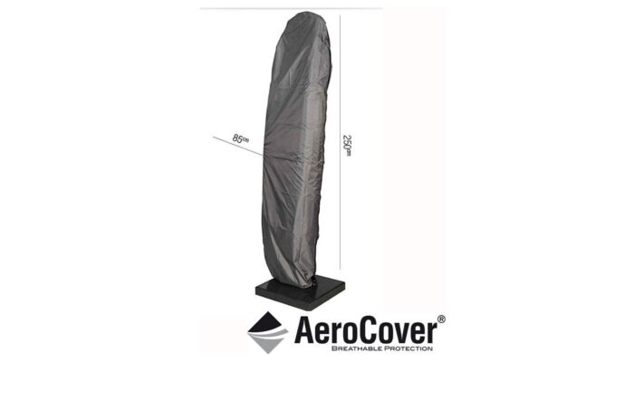 AeroCover Free Arm Parasol Cover H250 x D85cm