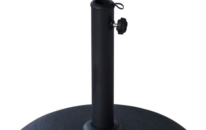 Platinum Riva 3mt Round Sandstone / Champagne Parasol & 25kg Base