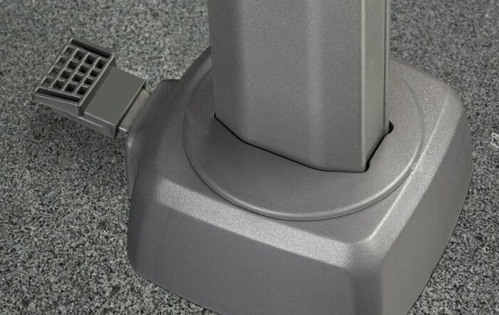 Platinum Challenger T2 3.5 X 2.6 Rectangular Lush Green Premium Free Arm Parasol