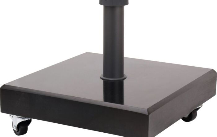 Platinum Riva Anthracite 2.5mt  Parasol And 40kg Wheeled Base