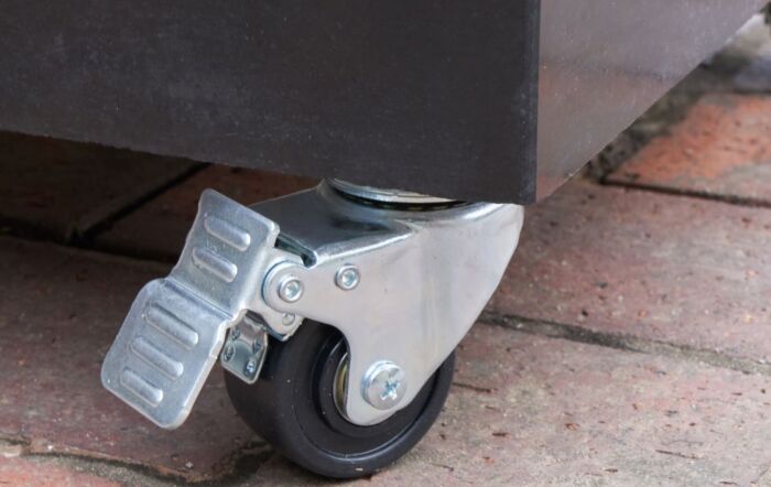 Platinum Riva Anthracite 3 x 2mt Parasol & 40kg Black Wheeled Base