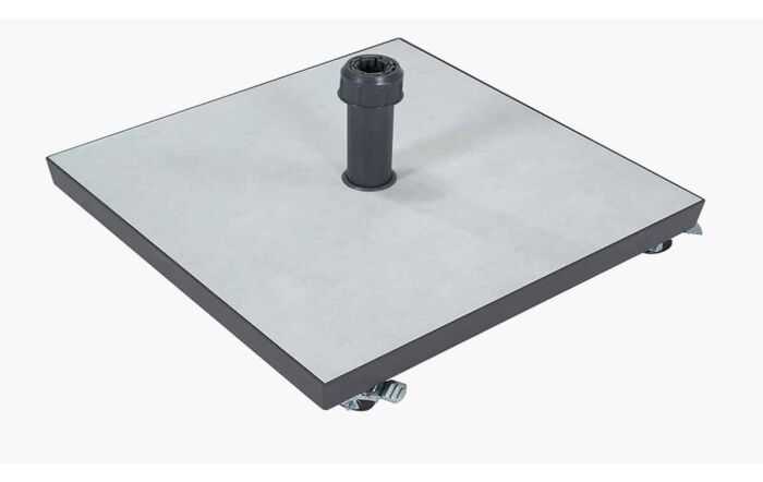 Platinum Ceramica 40KG Wheeled Parasol Base - Grey