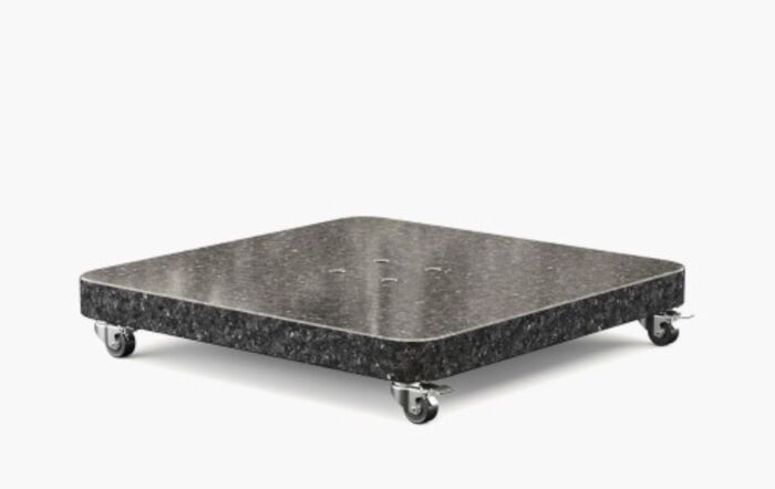 Platinum Voyager T1 3m Round Taupe Parasol & 90kg Granite Base