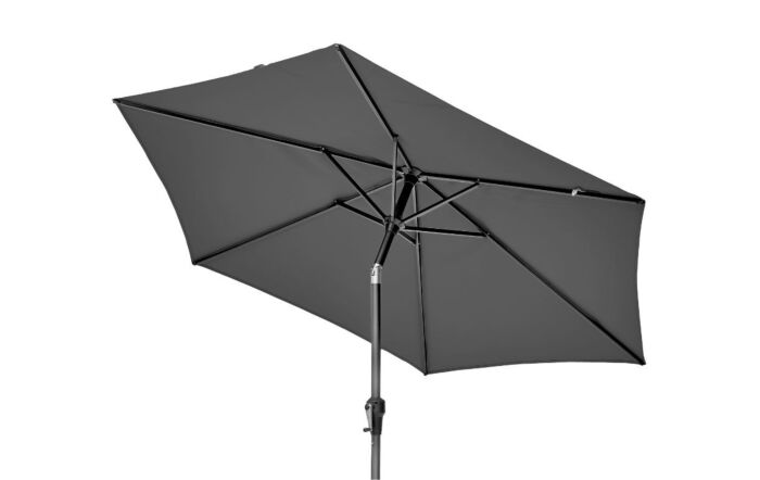 Platinum Riva Anthracite 2.5mt  Parasol And 40kg Wheeled Base