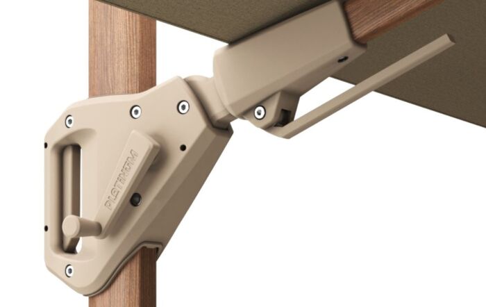 Platinum Challenger Premium T2 2.6 X 3.5m Champagne/Teak & Venezia 90kg Base With 30kg Add On Weight