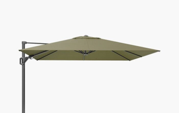 Platinum Challenger Lush Green T2 3m Free Arm Parasol With 90kg Wheeled Base