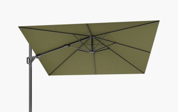 Platinum Challenger Lush Green T2 3m Free Arm Parasol With 90kg Wheeled Base