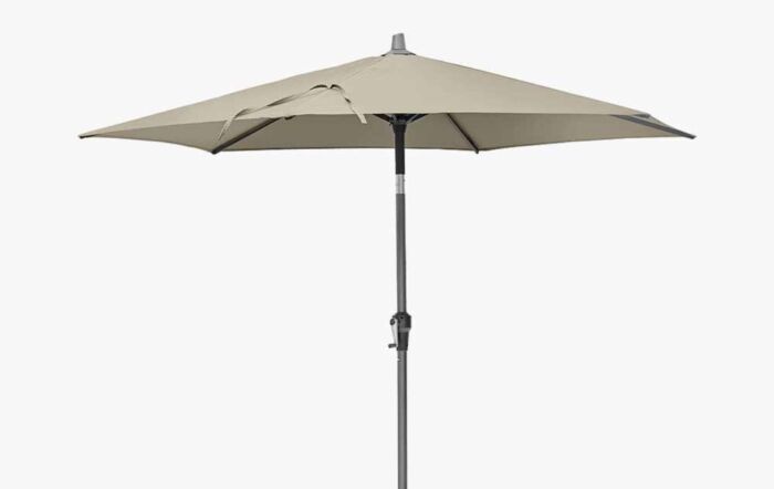 Platinum Riva Champagne 2.5 Parasol & 40kg Parasol Wheeled Base
