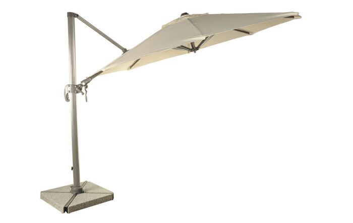 Bramblecrest Chichester 3M Round Cantilever Parasol - Granite Base and Free Cover