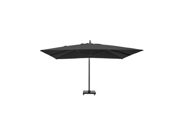 Platinum Icon T1 4 X 3 Rectangular Faded Black Parasol & 150 kg Wheeled Base Platinum Icon T1 4 X 3 Rectangular Faded Black Parasol & 150 kg Wheeled Base