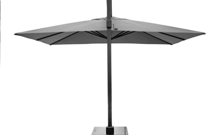 Platinum Icon T1 4 X 3 Rectangular Faded Manhattan Parasol & 150 KG Wheeled Base Platinum Icon T1 4 X 3 Rectangular Faded Manhattan Parasol & 150 KG Wheeled Base