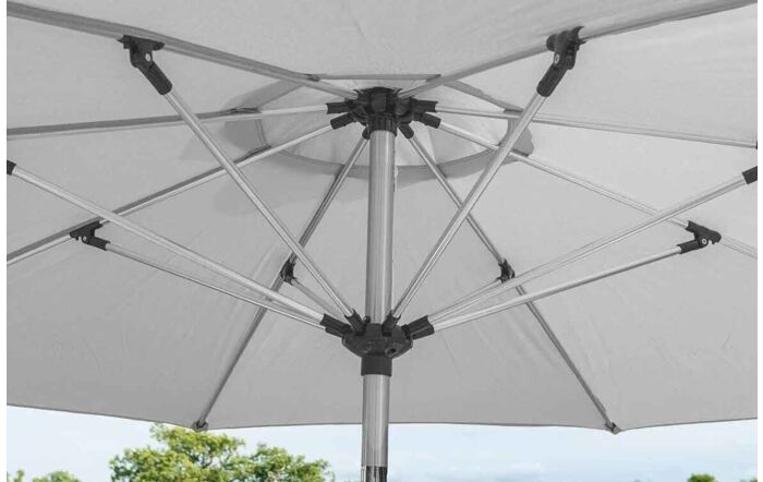Maze 2.7m Round Parasol - Grey