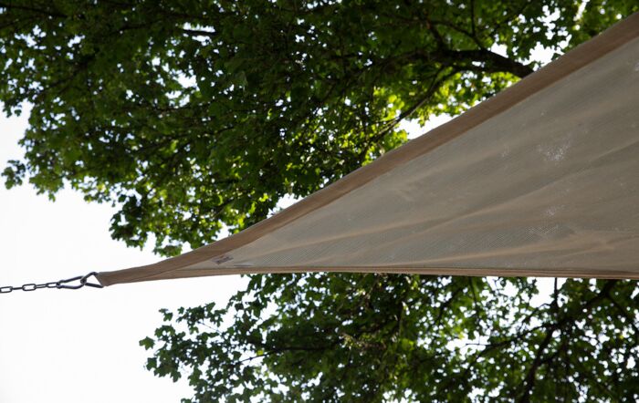 Platinum 4m 90 Degree Triangle Shade Sail Off White Platinum 4m 90 Degree Triangle Shade Sail Off White
