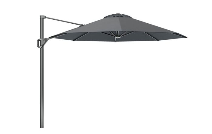 Platinum Voyager T1 3m Round Anthracite Parasol - Includes 90kg Granite Base