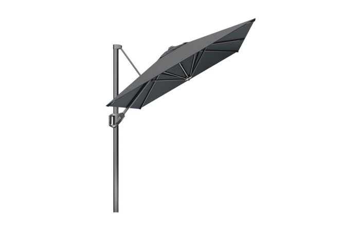 Platinum Voyager T1 3m x 2m Oblong Anthracite Parasol & 90kg Granite Wheeled Base