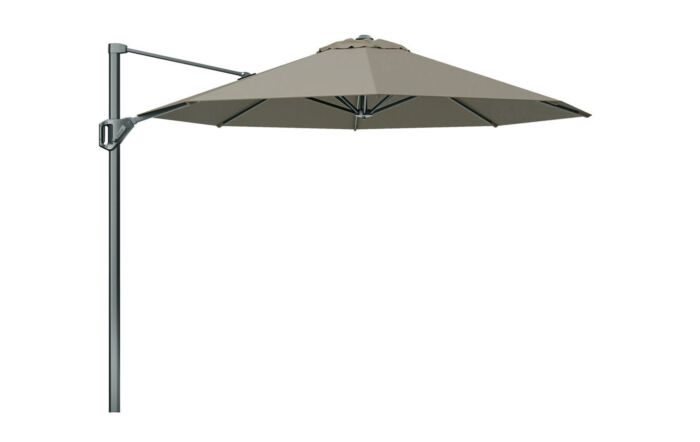 Platinum Voyager T1 3m Round Taupe Parasol & 90kg Granite Base