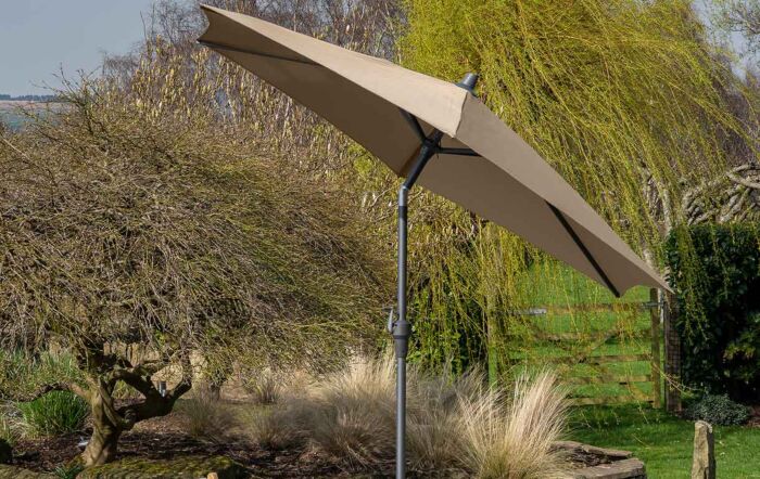 Platinum Riva 2.5M Table Parasol - Taupe