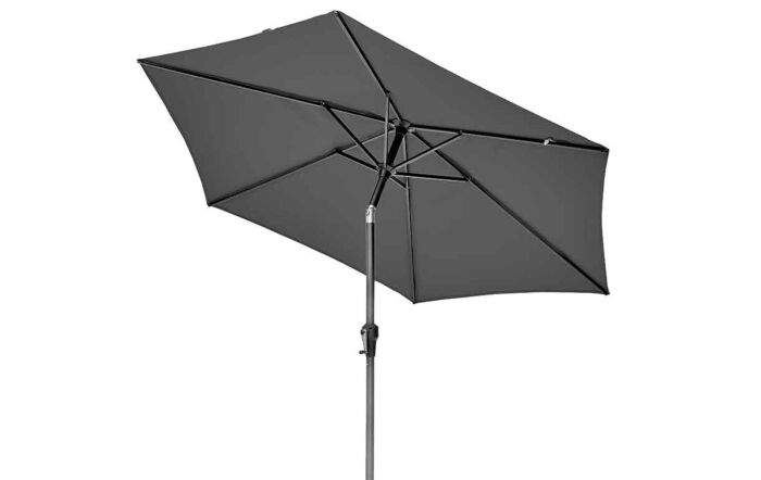 Platinum Riva Parasol - Grey 2.5 Metre