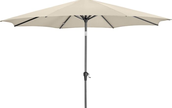 Platinum Riva Round Champagne 3.5mt  Parasol And 40kg Wheeled Base