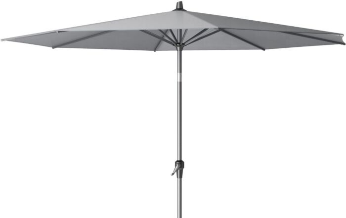 Platinum Riva 3mt Manhattan Grey Parasol & 40kg Ceramica Wheeled Base