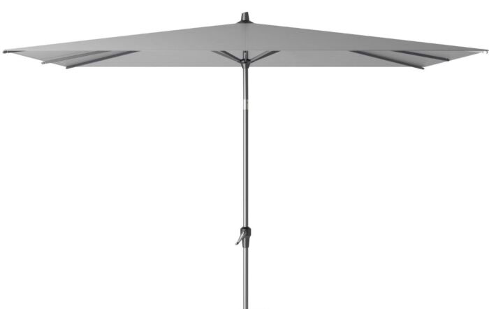 Platinum Riva Luna Grey 3 x 2 mt Parasol & 40kg Wheeled Base