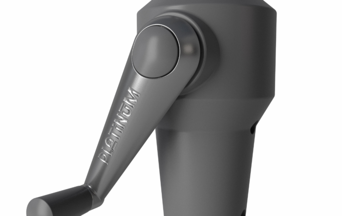 Platinum Riva Luna Grey 3mt Parasol & 25kg Base