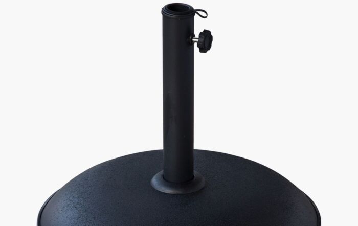 Platinum Riva Premium 3mt Round Manhattan Parasol And 25kg Black Base