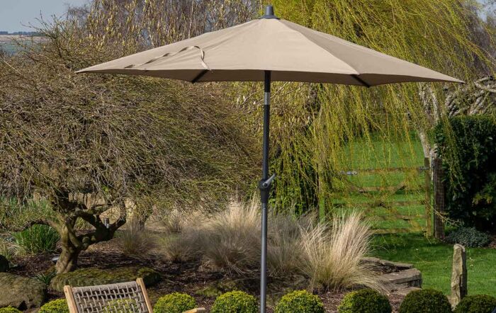 Platinum Riva Table Parasol - Taupe 3 Metre