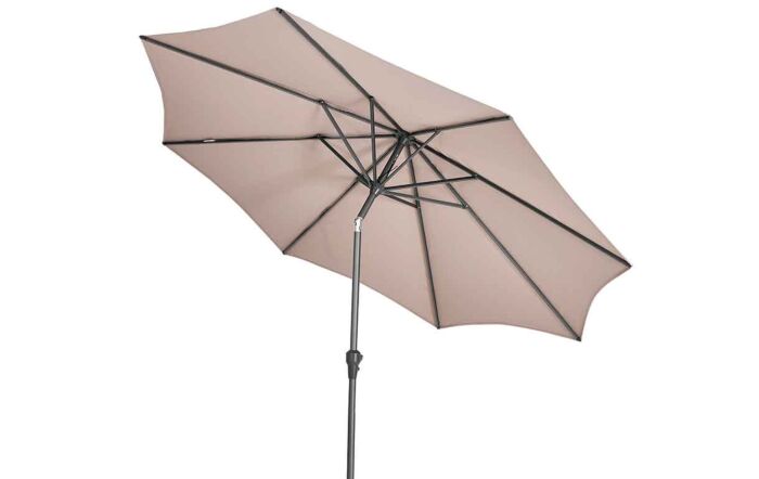 Platinum Riva Table Parasol - Taupe 3 Metre Platinum Riva Table Parasol - Taupe 3 Metre