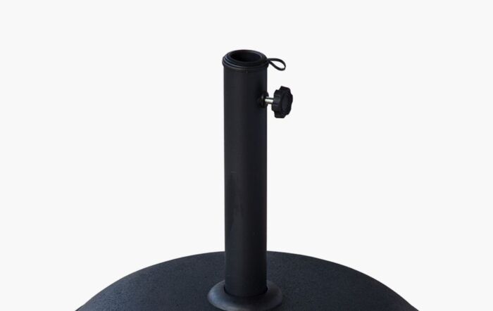 Platinum Riva Faded Black Premium 3mt Round Parasol & 25kg Base