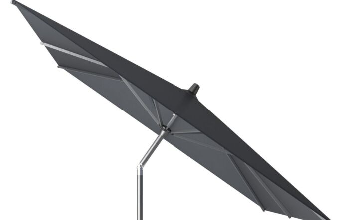 Platinum Riva 3 X 2mt Anthracite Parasol & Grey Ceramica 40kg Base