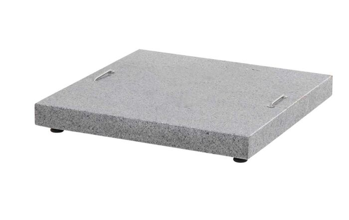 4 Seasons Outdoor Hacienda 300 x 400 cm Grey Parasol - Includes 125kg Siesta Granite Grey Base with Wheels