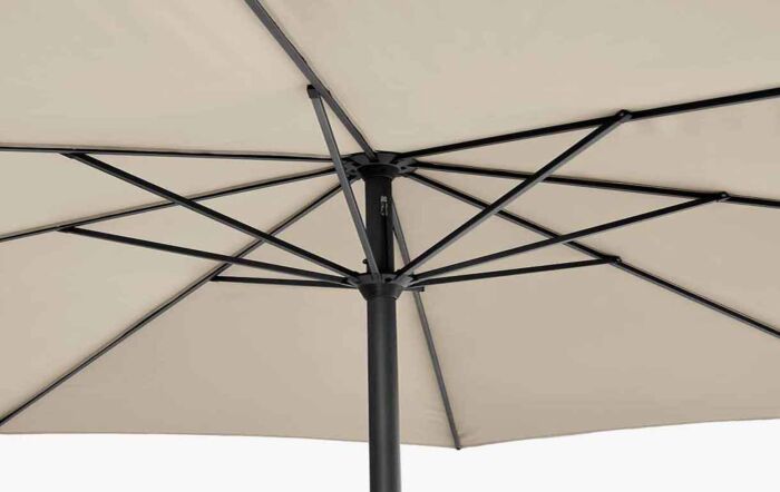 Platinum Riva 3.5m Round Champagne Parasol