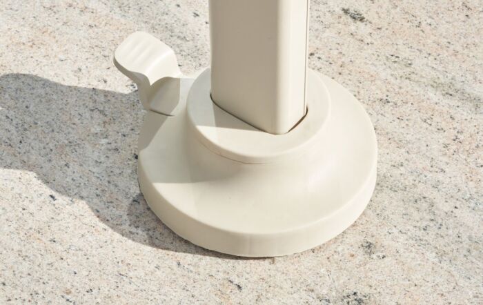 Platinum Venezia Sandstone Round Edge Granite 90kg Wheeled Parasol Base