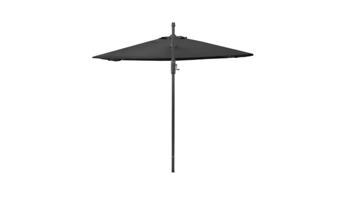Platinum Voyager T2 2.7mt Square Anthracite Free Arm Parasol & 90kg Wheeled Granite Base