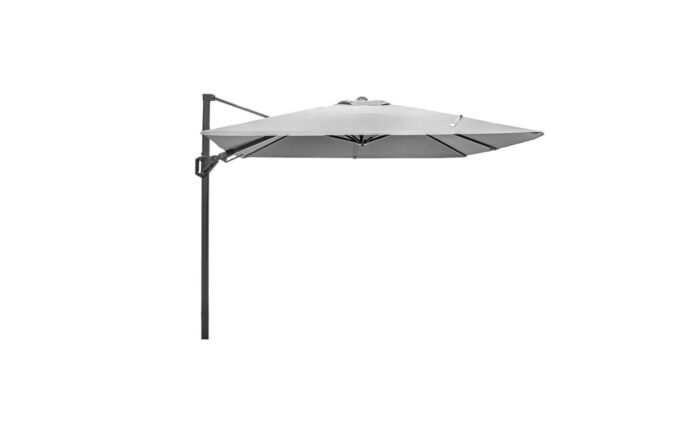 Platinum Voyager T2 2.7m Cantilever Parasol with 90kg Wheeled Granite Base - Luna Grey