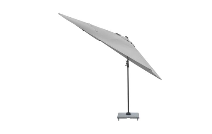 Platinum Voyager T2 2.7m Cantilever Parasol with 90kg Wheeled Granite Base - Luna Grey
