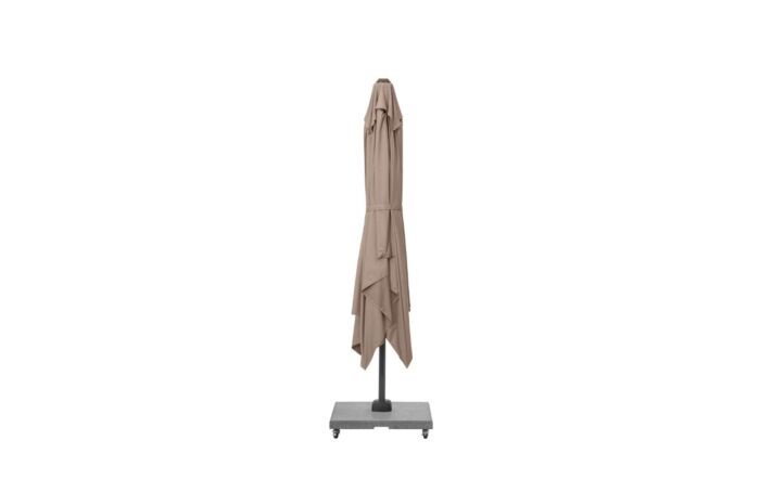 Platinum Voyager T2 2.7mt Free Arm Parasol Taupe With 90kg Wheeled Base